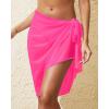 image:imageHolipick Sarong Coverups for Women Long Bathing Suit Wraps Skirt Beach Sarongs Wrap Cover Up TasselsHot Pink