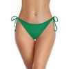 image:imageHolipick Bikini Bottoms for Women String Bathing Suit Bottom with Moderate Coverage Low Waist Swim BottomGreen 1