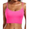 image:imageHolipick Women Bikini Crop Top Ribbed Swimsuit Sport Bra Swim Top Modest Bathing Suit Tank Top No Bottom