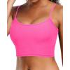 image:imageHolipick Women Bikini Crop Top Ribbed Swimsuit Sport Bra Swim Top Modest Bathing Suit Tank Top No Bottom