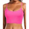 image:imageHolipick Women Bikini Crop Top Ribbed Swimsuit Sport Bra Swim Top Modest Bathing Suit Tank Top No Bottom