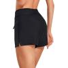image:imageHolipick Women High Waisted Swim Shorts Tummy Control Board Shorts Bathing Suit Shorts Swim Boy Shorts Swimsuit Shorts