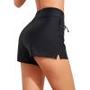 image:imageHolipick Women High Waisted Swim Shorts Tummy Control Board Shorts Bathing Suit Shorts Swim Boy Shorts Swimsuit Shorts