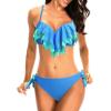 image:imageHolipick Women Two Piece Swimsuit Push Up Underwire Bikini Sets Sexy Bathing Suits Ruffle Bikini Top with Bottom Teen Girls