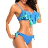 image:imageHolipick Women Two Piece Swimsuit Push Up Underwire Bikini Sets Sexy Bathing Suits Ruffle Bikini Top with Bottom Teen Girls