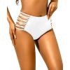 image:imageHolipick Women High Waisted Bikini Bottoms Tummy Control Swim Bottom Strappy Bathing Suit Bottom