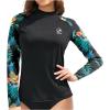 image:imageHolipick Womens Swim Shirt Long Sleeve Swim Top Sun Protection Swimwear Rash Guard Top Only