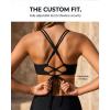 image:imageHolipick Twist Front Bikini Tops for Women  Push Up Bathing Suit Top Padded Swimsuit TopBlack