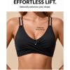 image:imageHolipick Twist Front Bikini Tops for Women  Push Up Bathing Suit Top Padded Swimsuit TopBlack