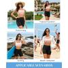 image:image57 Swim Shorts Women  High Waisted Swimsuit Shorts Tummy Control Bathing Suit Lace Bottom with LinerBlack
