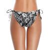 image:imageHolipick Bikini Bottoms for Women String Bathing Suit Bottom with Moderate Coverage Low Waist Swim BottomBlack Floral