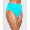 image:imageHolipick Women High Waisted Bikini Bottoms Tummy Control Swimsuit Bottom High Cut Bathing Suit Swim BottomAqua1