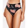 image:imageHolipick Women High Waisted Bikini Bottoms Tummy Control Swimsuit Bottom High Cut Bathing Suit Swim BottomBlack Orange Floral1