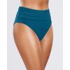 image:imageHolipick Women High Waisted Bikini Bottoms Tummy Control Swimsuit Bottom High Cut Bathing Suit Swim BottomTeal1