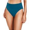 image:imageHolipick Women High Waisted Bikini Bottoms Tummy Control Swimsuit Bottom High Cut Bathing Suit Swim BottomTeal1