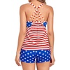image:imageHolipick Blouson Tankini Swimsuits for Women  Two Piece Tummy Control Bathing Suit with Shorts Modest Swimwear