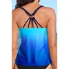 image:imageHolipick Womens Tankini Swim Top Only Tankini Bathing Suit Tops No BottomBlue Gradient