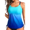 image:imageHolipick Womens Tankini Swim Top Only Tankini Bathing Suit Tops No BottomBlue Gradient