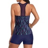 image:imageHolipick Two Piece Tankini Bathing Suits for Women Swim Tankini Top with Shorts Athletic Tummy Control Swimsuits