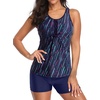 image:imageHolipick Two Piece Tankini Bathing Suits for Women Swim Tankini Top with Shorts Athletic Tummy Control Swimsuits